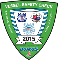 2015 Vessel Safety Check Decal