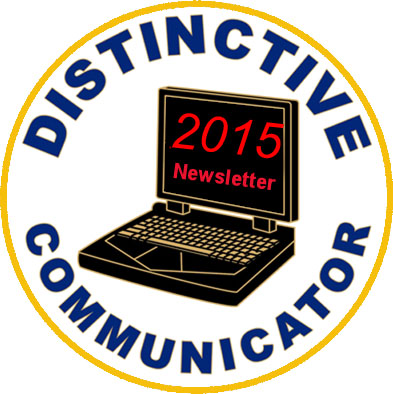 Distinctive Communicator Award for 2015