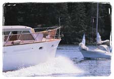 sail and motor boat picture