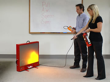 Fire Extinguisher Training System Picture