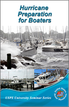 Boats in a storm Hurricane Preparation course book cover