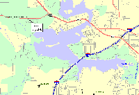 Map to Lakeside