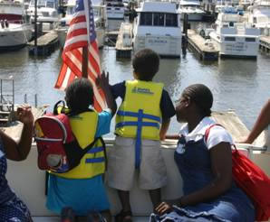 Image of kids wearing life jackets