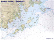 Norwalk Harbor chart