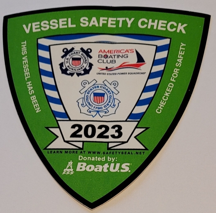 Picture of Vessel Safety Check decal